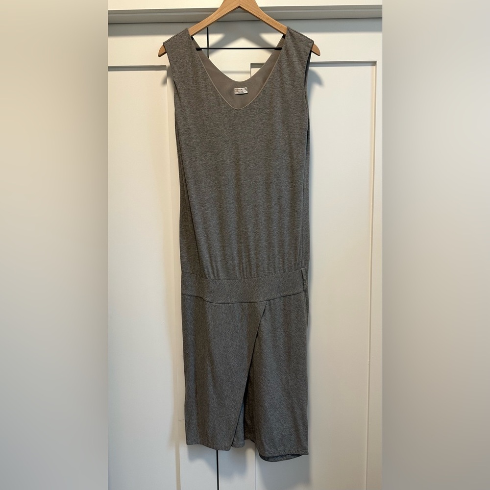 Brunello Cucinelli Gray 100% cotton dress size M